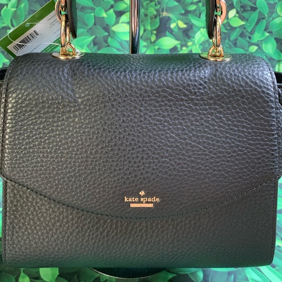Murray street Kim Kate spade leather black satchel - Picture 2 of 8
